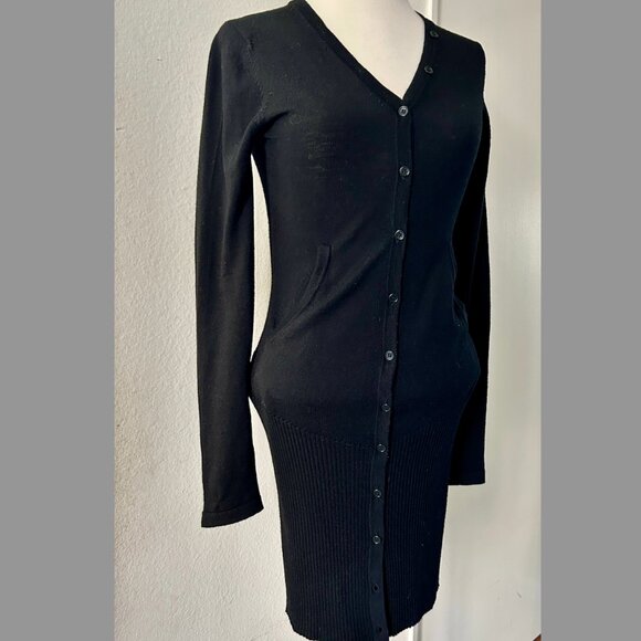 BCBG MAXAZRIA sweater dress button up long Cardigan XS - Picture 2 of 8